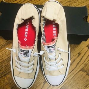Converse all starts size 7.5 color tan